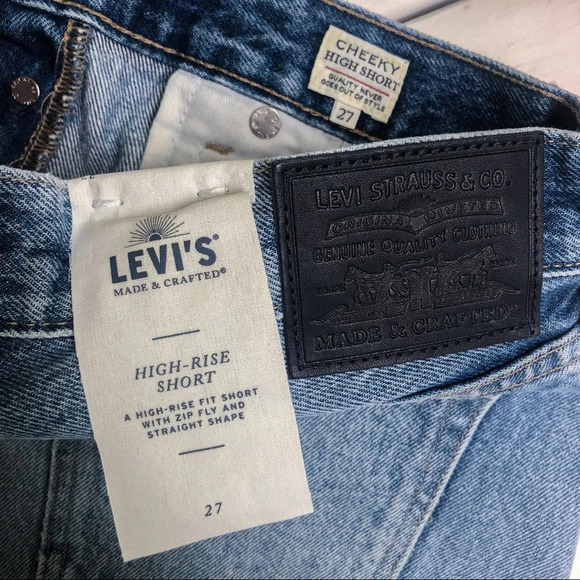 Levi's Made & Crafted Cheeky High Rise Denim Short - Picture 6 of 8